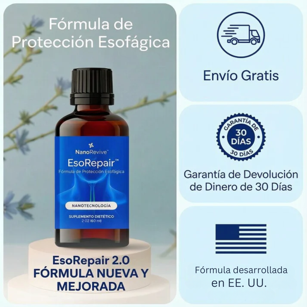 Protección esofágica con nanopoderes #1 : fórmula mejorada